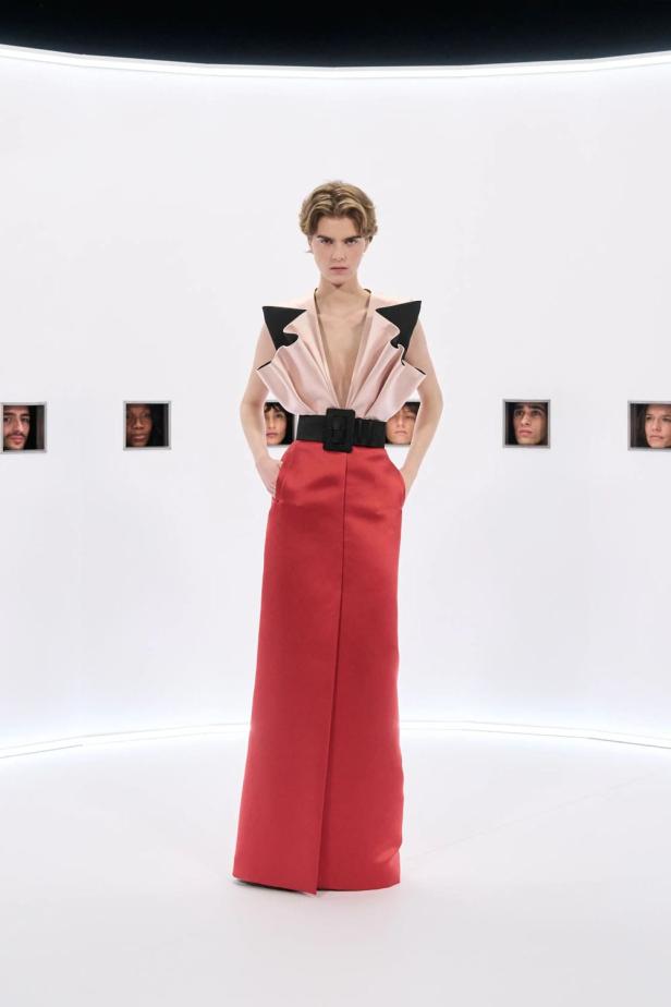 Model bei Valentino