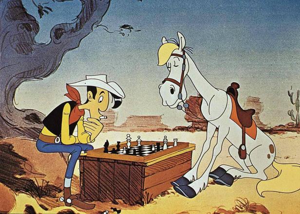 Lucky Luke Jolly Jumpe Als das friedliche Staedtchen Daisy Town von ueblen Schurken heimgesucht wir
