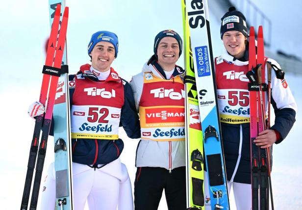 Siegerpodest in Seefeld