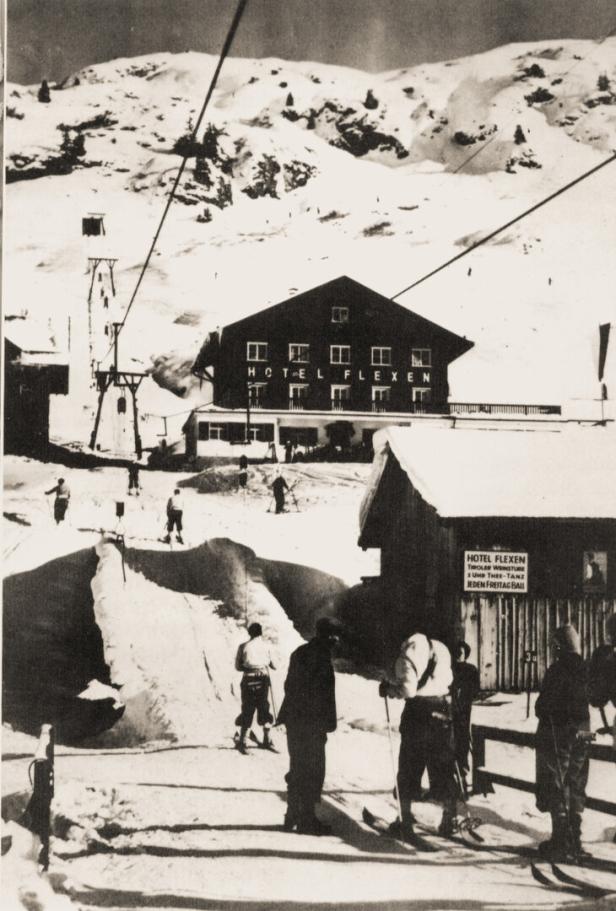Erster Schlepplift Österreichs in Zürs