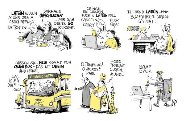 Karikatur von Michael Pammesberger