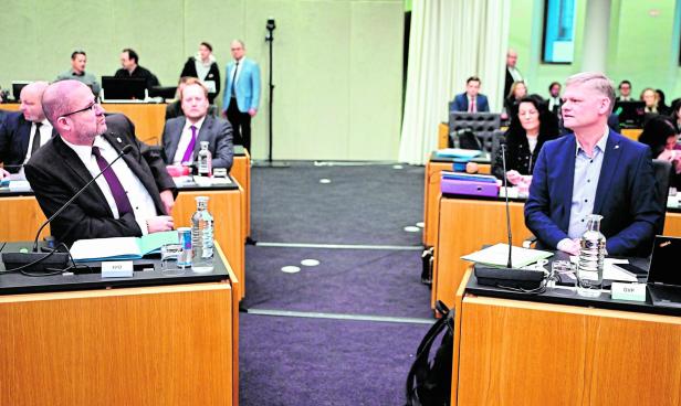 Unterssuchungsausschuss Hafenecker (FPÖ) und Hanger (ÖVP)