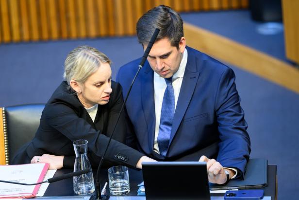 NATIONALRAT-SONDERSITZUNG MIT REGIERUNGSERKLÄRUNG: SCHMIDT / PRÖLL