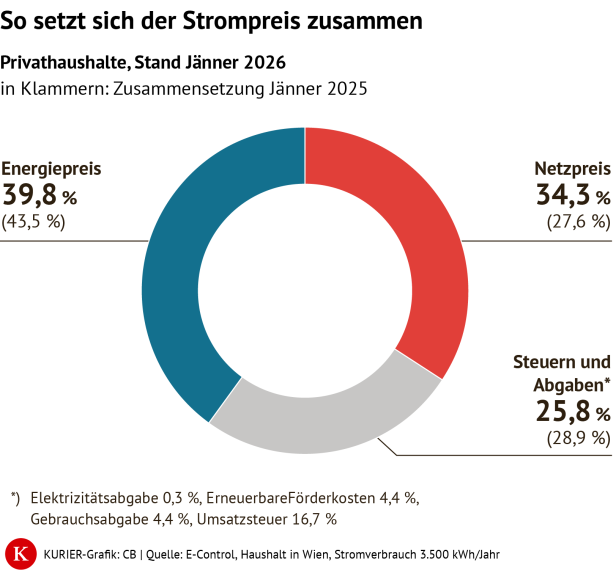 Anteile am Strompreis