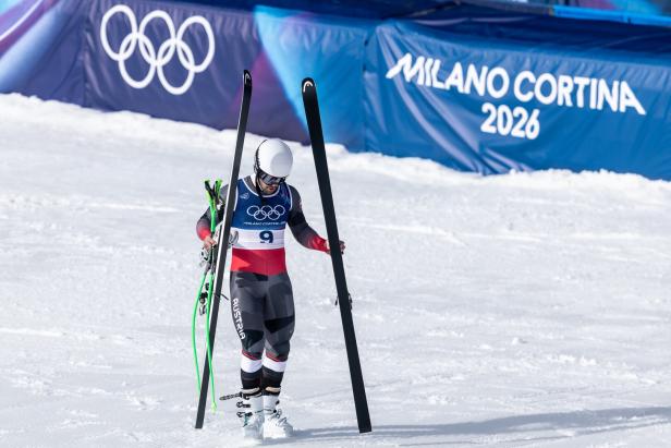 Vincent Kriechmayr stapfte zerknirscht aus dem Zielraum