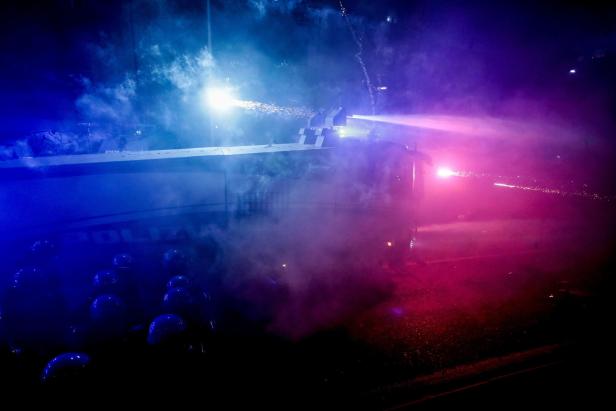 Protest in Milan over Winter Olympics