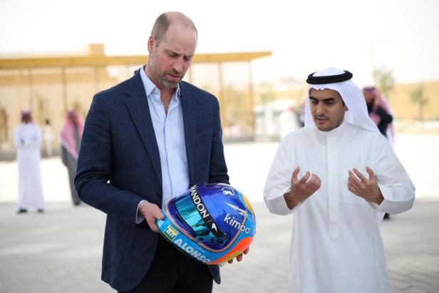 Prinz William in Saudi-Arabien