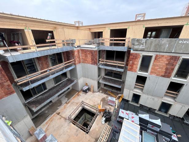 Blick in den Innenhof