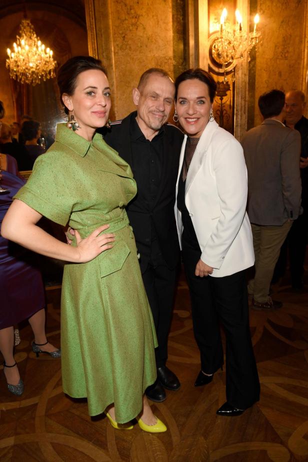 Lena Hoschek, Gery Keszler und Eva Pölzl
