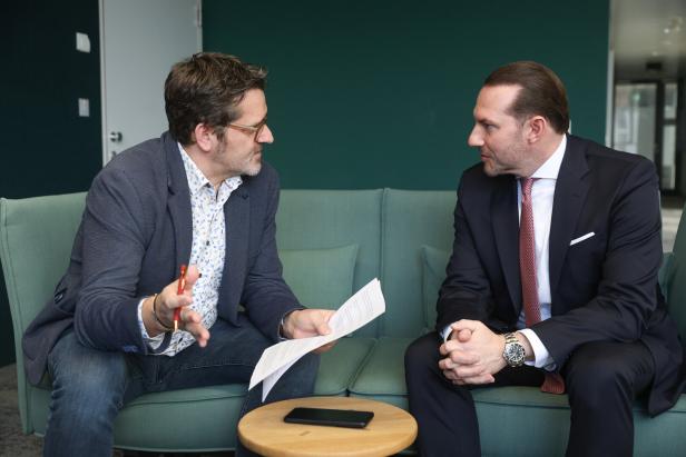 Josef Kleinrath und Stefan Gruze.