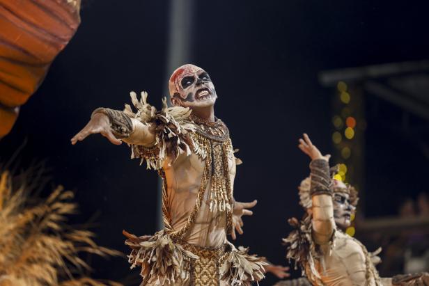 Second day of Carnival at the Sambadrome in Sao Paulo