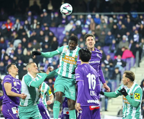 Derby-Duell Rapid gegen die Austria