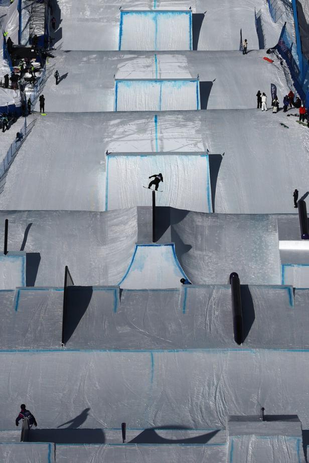 Snowboard Slopestyle Kurs in Livigno