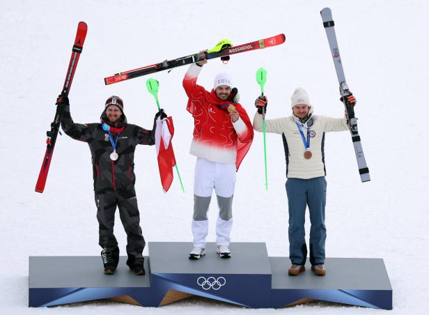 Meillard jubelt mit Gstrein und Kristoffersen