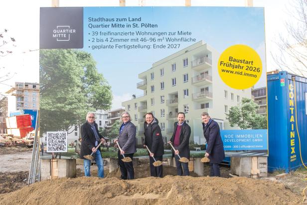 Spatenstich für Wohnprojekt in St. Pölten