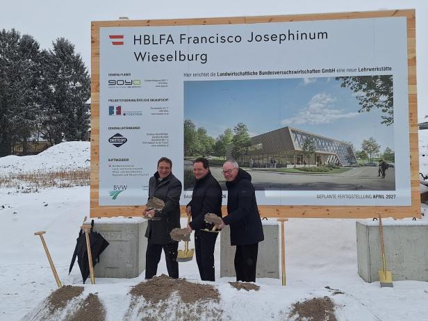 Spatenstich für neues Gebäude 