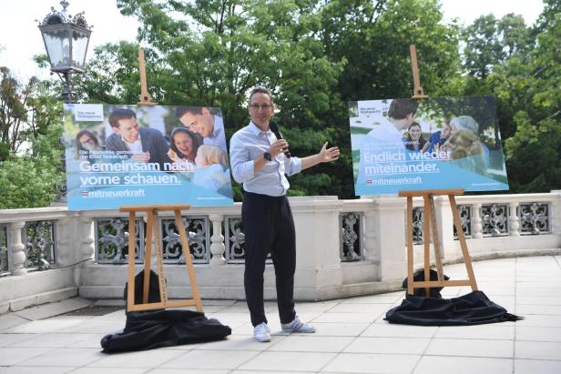 Eppinger präsentiert Plakat-Kampagne der ÖVP