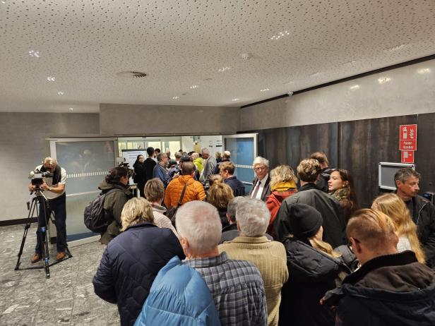 Andrang von Menschen 