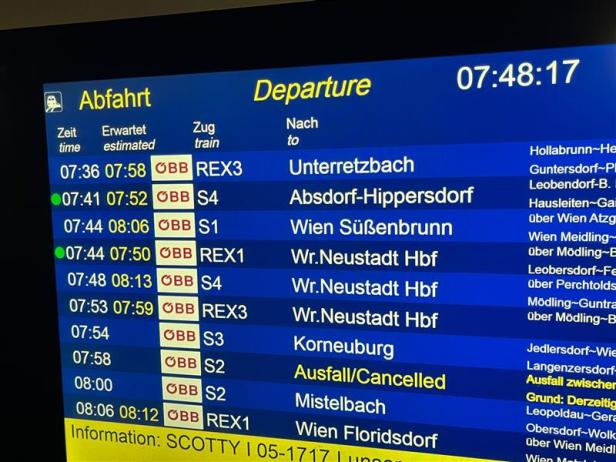 Verspätungen im Bahnverkehr