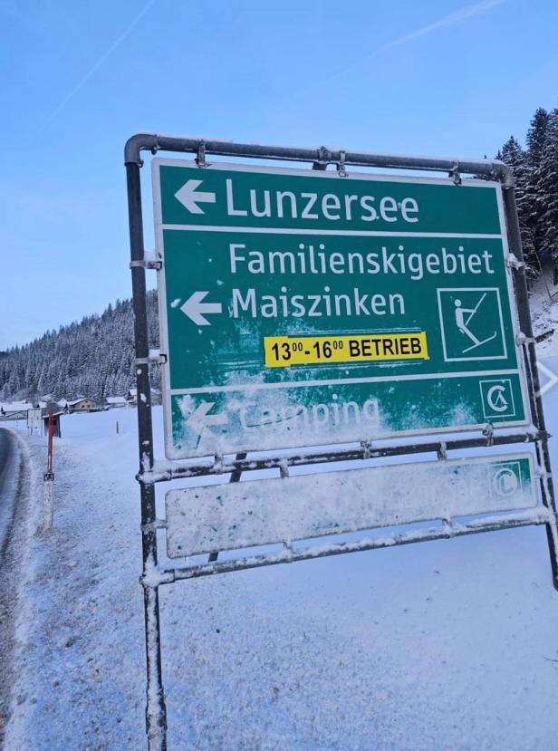 Skigebiet Maiszinken hat geöffnet