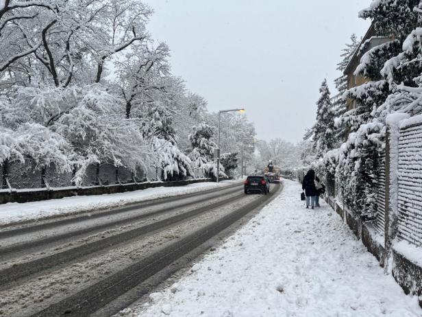 Schnee in Wien