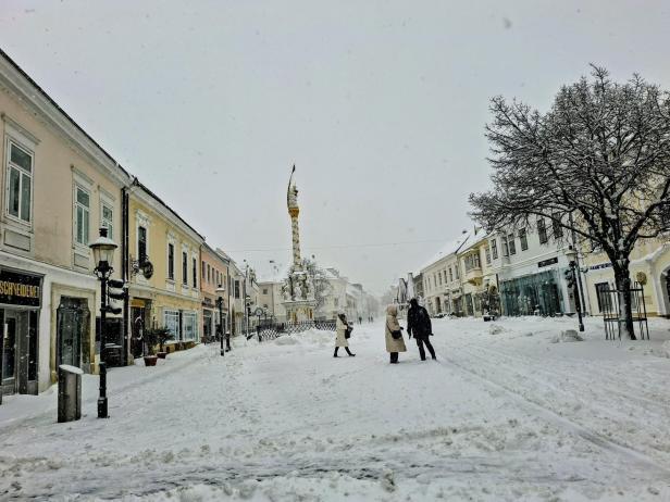 Die Fußgängerzone in Eisenstadt