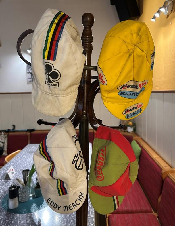 Vintage-Fahrradkapperln.