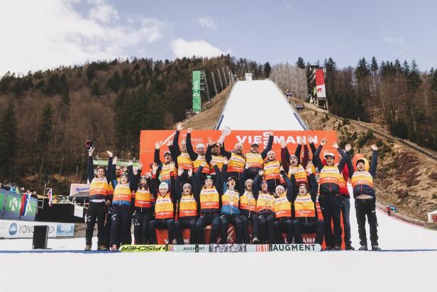 Den österreichischen Skispringern winkt wie in den letzten vier Saisonen der Sieg im Nationencup