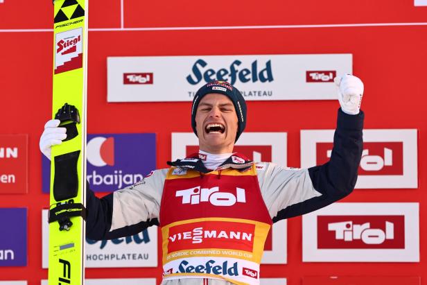 Kombinierer Johannes Lamparter feierte in diesem Winter bereits fünf Weltcupsiege