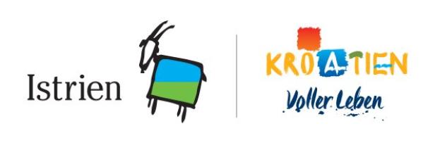 Das Logo von Istrien und "Kroatien: Voller Leben" 