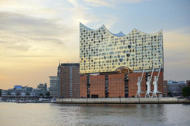 Die Elbphilarmonie in Hamburg 