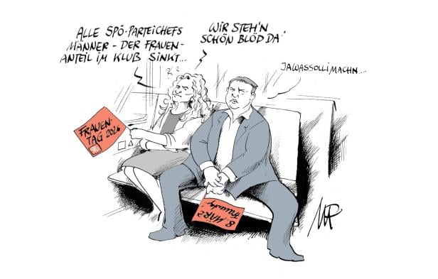 Karikatur von Michael Pammesberger