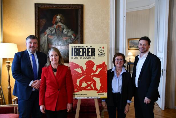 Plakat der Ausstellung mit Verantwortlichen