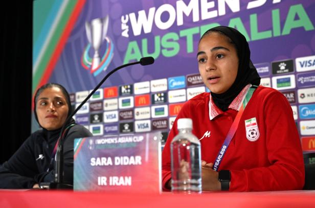 Iran's Women's Asian Cup team press conference