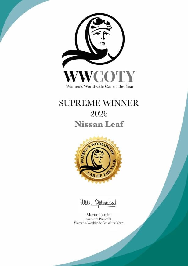WWCOTY Sieger 2026: Nissan Leaf