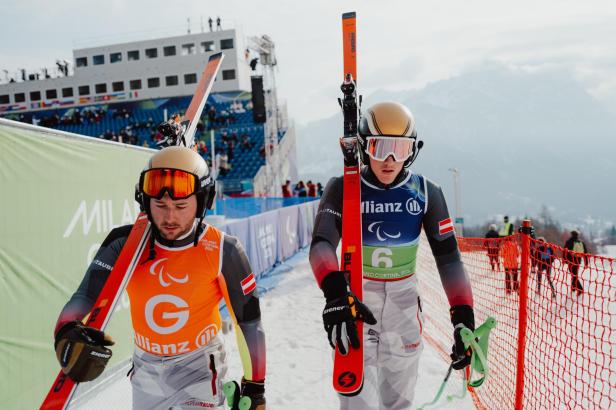 Guide Nico Haberl und Johannes Aigner.