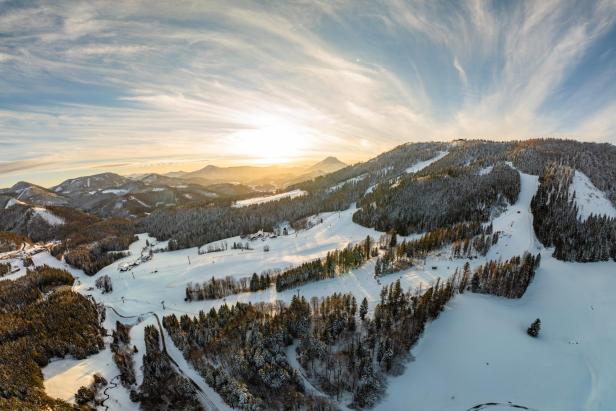 Das Skigebiet Annaberg.