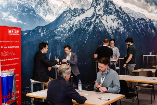 SALZ 2026: Personen beim Networking.