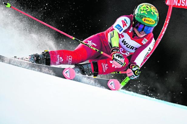 Julia Scheib war die beste Riesentorläuferin in diesem Winter