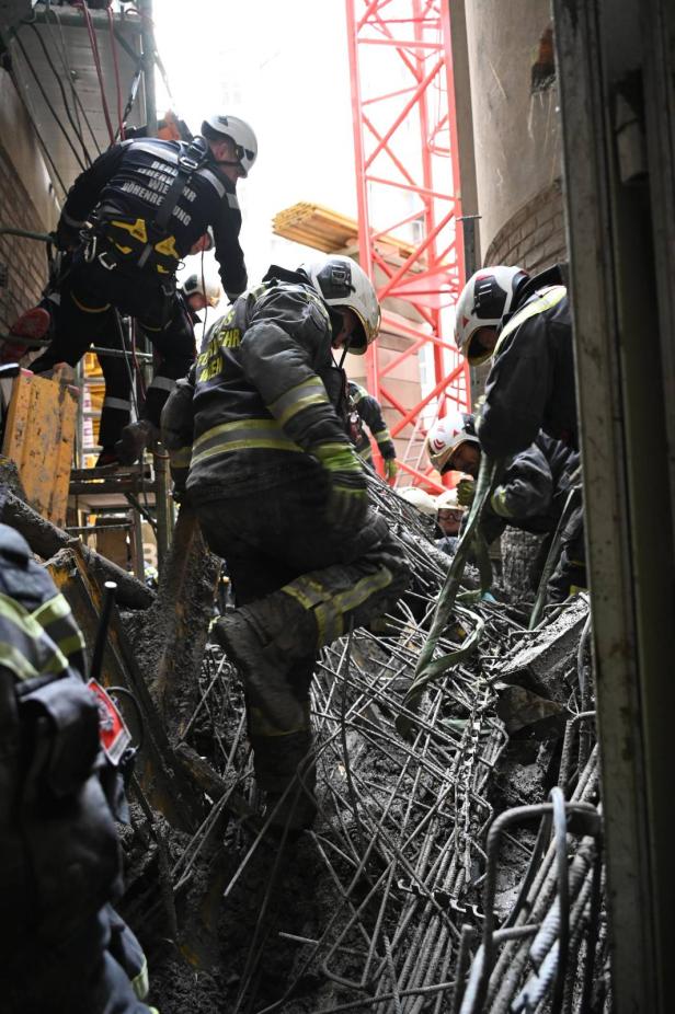Berufsfeuerwehr im Einsatz.