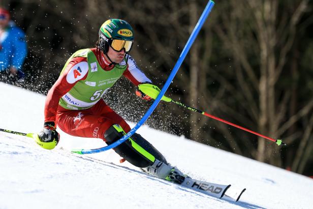 Jakob Greber darf sich im Slalom Hoffnungen auf einen Fixplatz im Weltcup machen