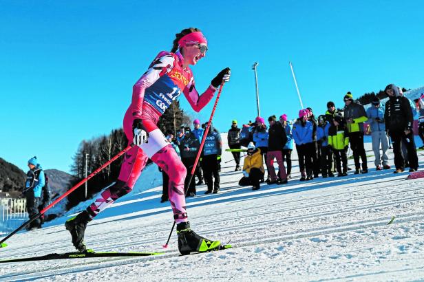 Teresa Stadlober lief bei der Tour de Ski auf den zweiten Rang
