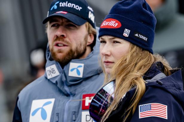 Mikaela Shiffrin wird beim Weltcupfinale in Norwegen von ihrem Freund Aleksander Aamodt Kilde begleitet