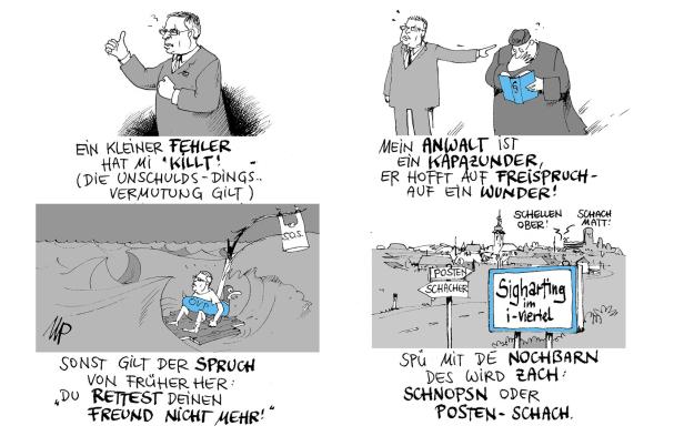 Karikatur von Michael Pammesberger