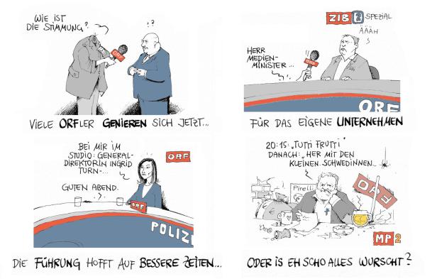 Karikatur von Michael Pammesberger