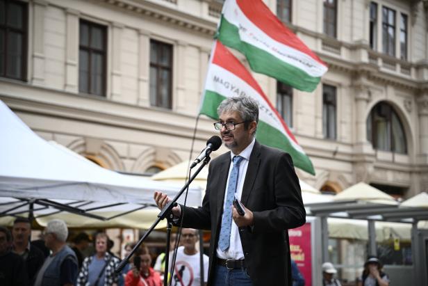 Independent Hungarian MP leads protests against assembly ban