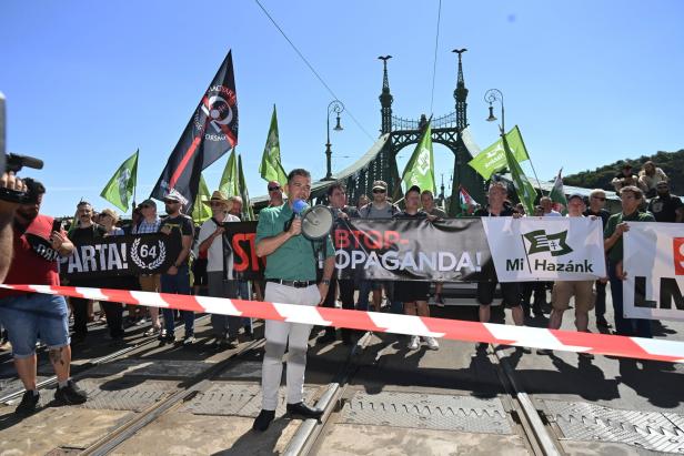 Pride march in Budapest