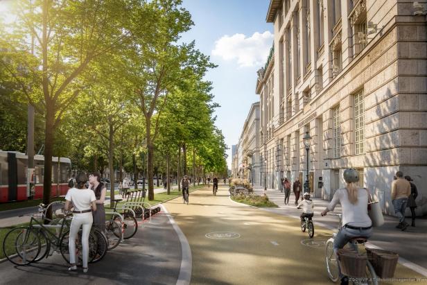 Neugestaltung der Ring-Straße Renderings.