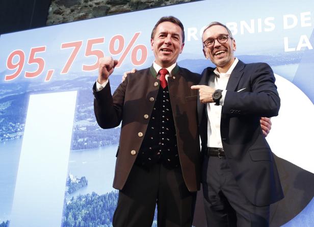 LANDESPARTEITAG DER FPÖ KÄRNTEN MIT WAHL DES NEUEN LANDESPARTEIOBMANNS: ANGERER /KICKL