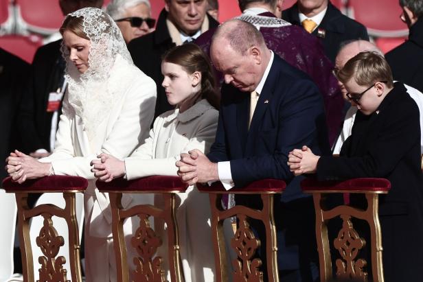 Papst Leo XIV. zu Besuch in Monaco.